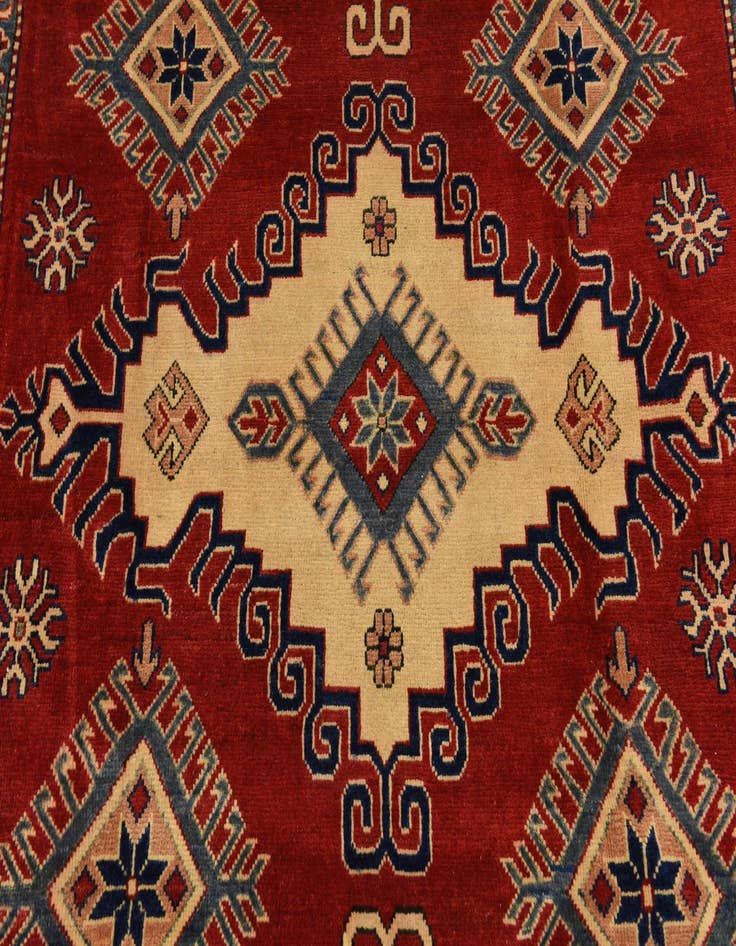 Detail image of  6' 4 x 9' 7  Hand Knotted Kazak Oriental Rug