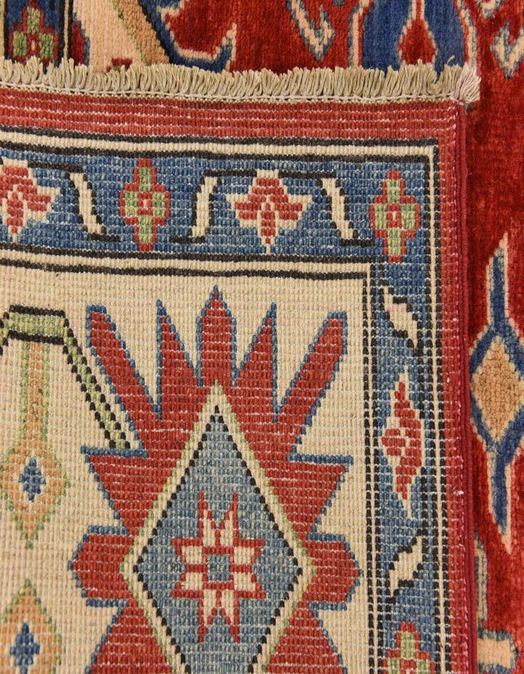 Detail image of  6' 6 x 9' 7  Hand Knotted Kazak Oriental Rug