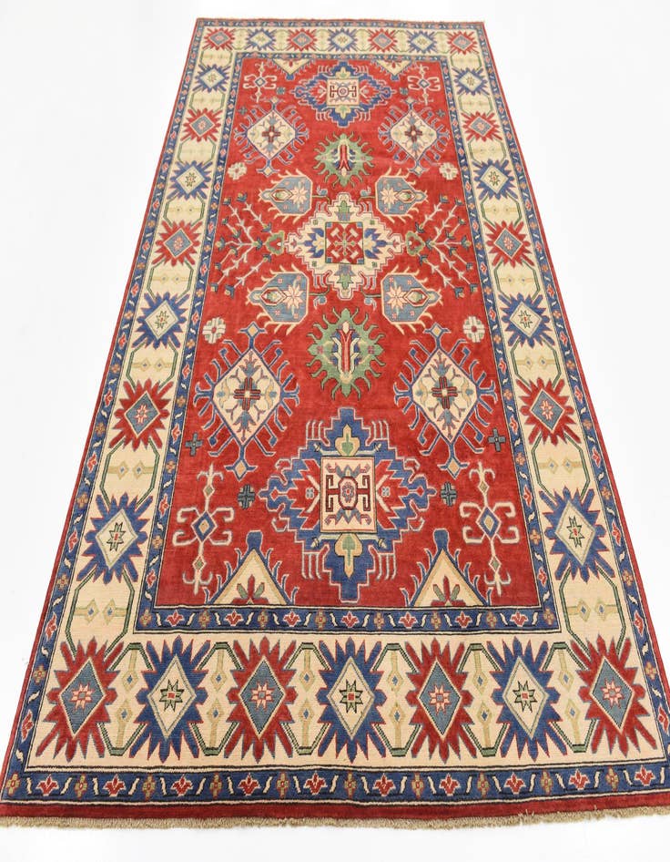 Detail image of  6' 6 x 9' 7  Hand Knotted Kazak Oriental Rug