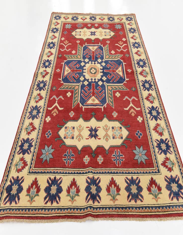 Detail image of  5' 11 x 9' 1  Hand Knotted Kazak Oriental Rug