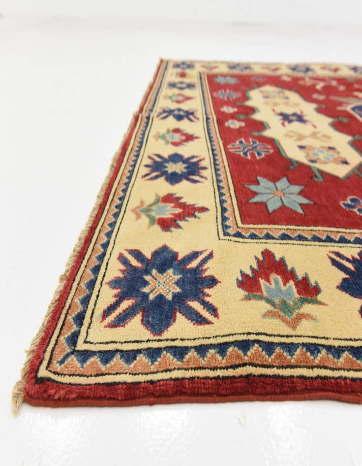 Detail image of  5' 11 x 9' 1  Hand Knotted Kazak Oriental Rug