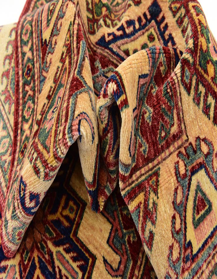Detail image of  3' x 4' 10  Hand Knotted Kazak Rug