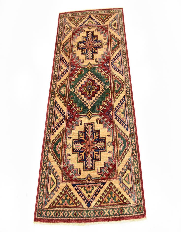 Detail image of  3' x 4' 10  Hand Knotted Kazak Rug