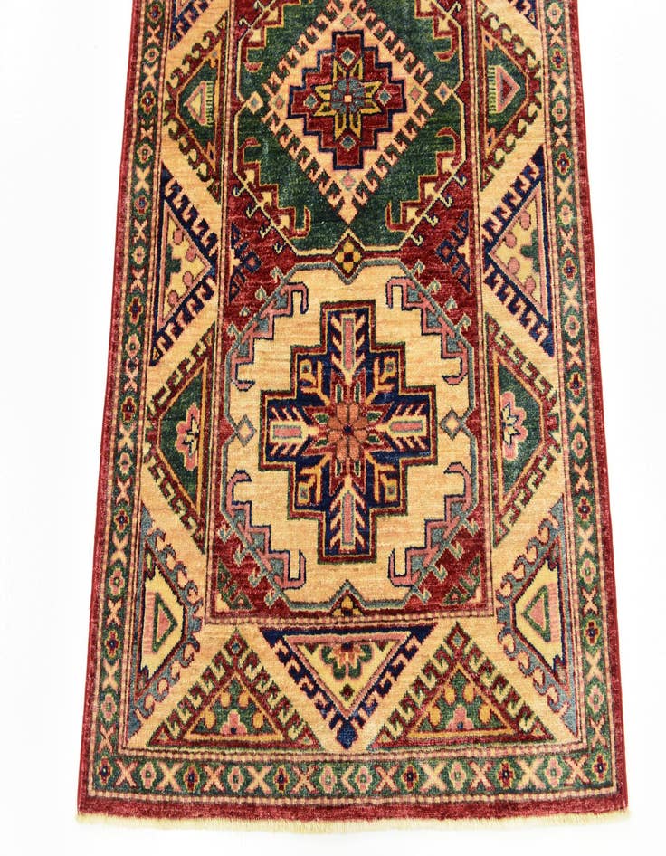 Detail image of  3' x 4' 10  Hand Knotted Kazak Rug