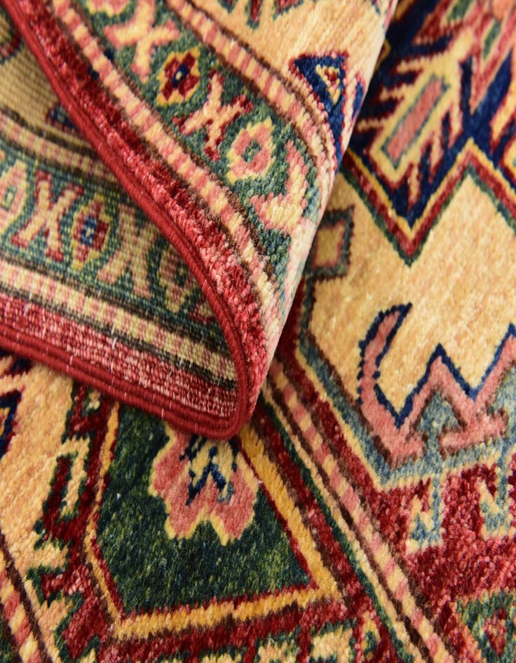 Detail image of  3' x 4' 10  Hand Knotted Kazak Rug