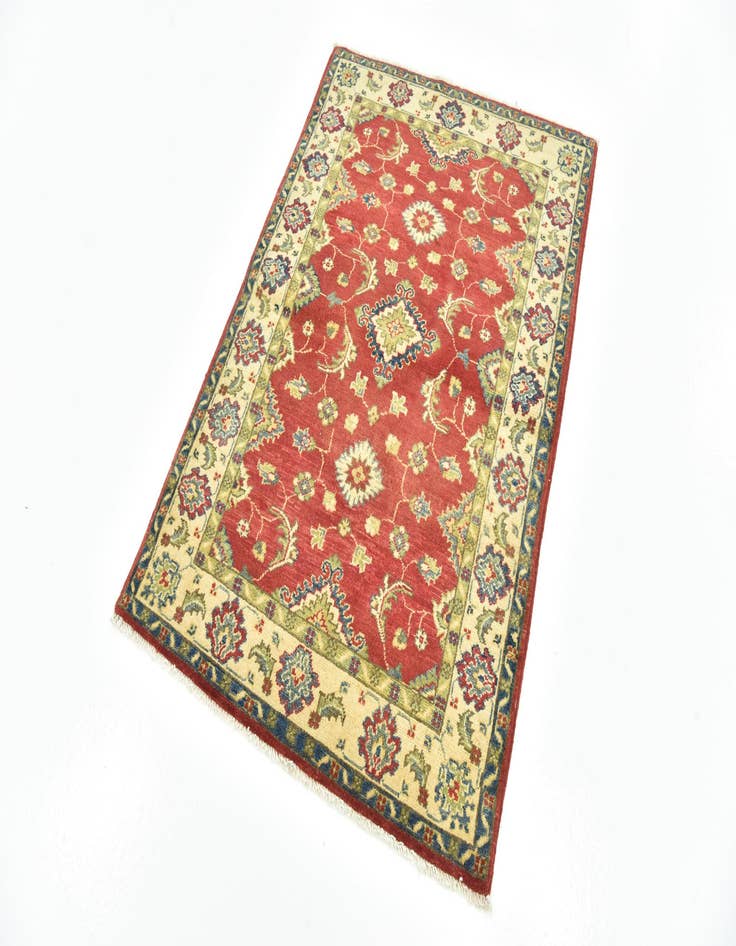 Detail image of  3' 2 x 4' 7  Hand Knotted Kazak Rug