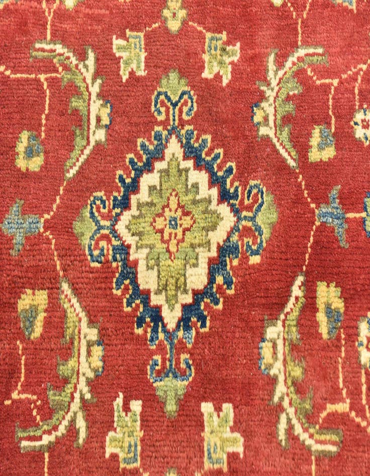 Detail image of  3' 2 x 4' 7  Hand Knotted Kazak Rug