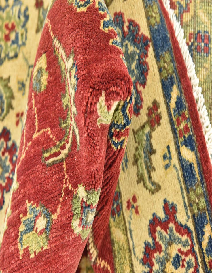 Detail image of  3' 2 x 4' 7  Hand Knotted Kazak Rug