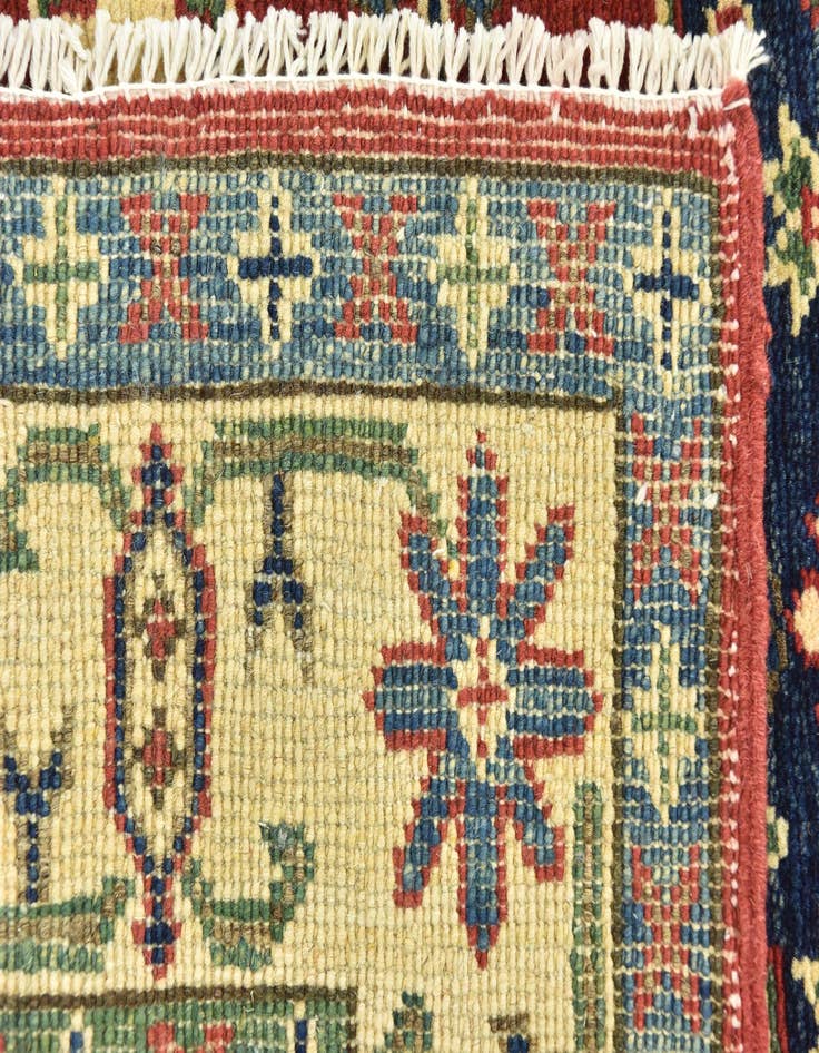 Detail image of  2' 9 x 4' 3  Hand Knotted Kazak Rug