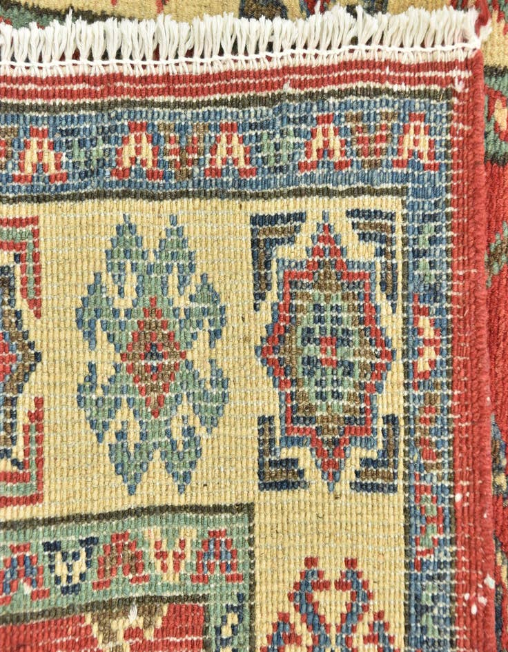 Detail image of  2' 8 x 4' 2  Hand Knotted Kazak Rug