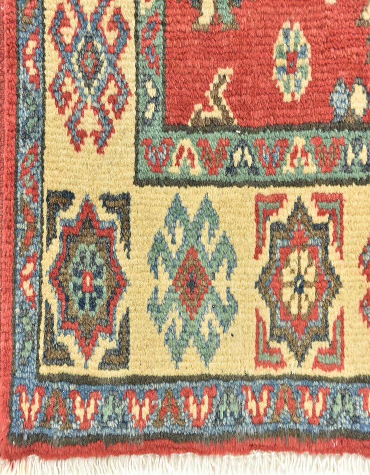 Detail image of  2' 8 x 4' 2  Hand Knotted Kazak Rug