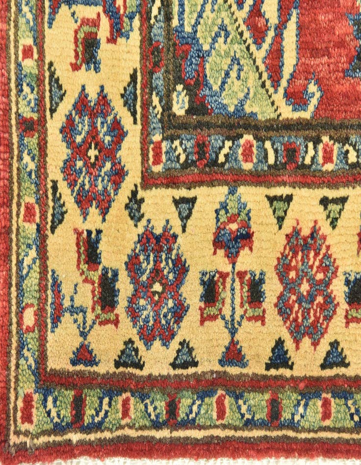 Detail image of  2' 9 x 4' 3  Hand Knotted Kazak Rug