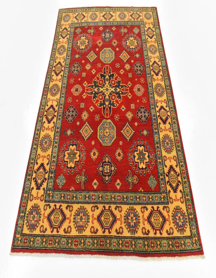 Detail image of  5' x 6' 8  Hand Knotted Kazak Rug