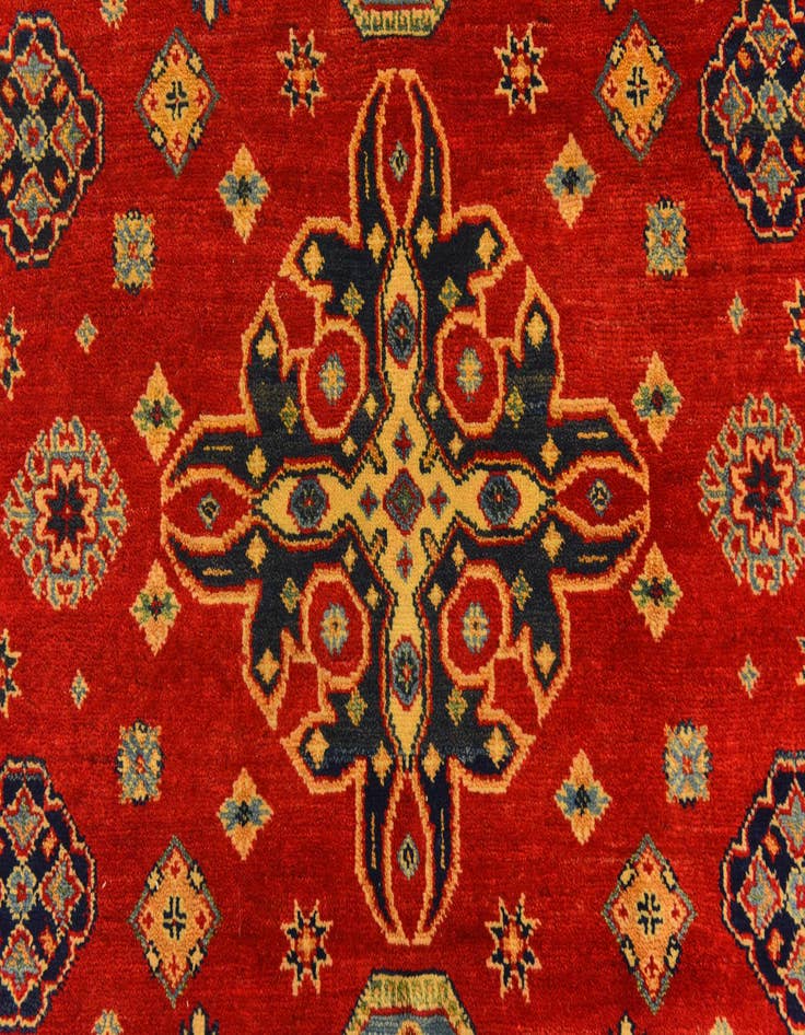 Detail image of  5' x 6' 8  Hand Knotted Kazak Rug