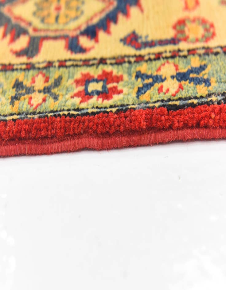 Detail image of  5' x 6' 8  Hand Knotted Kazak Rug