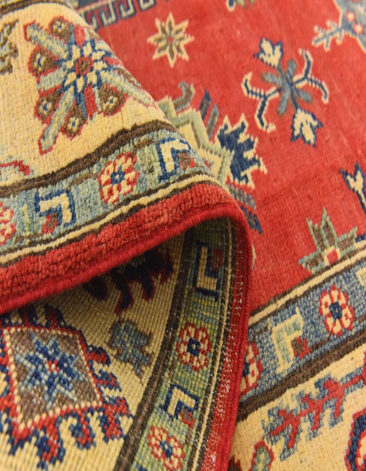 Detail image of  5' 2 x 7' 2  Hand Knotted Kazak Rug