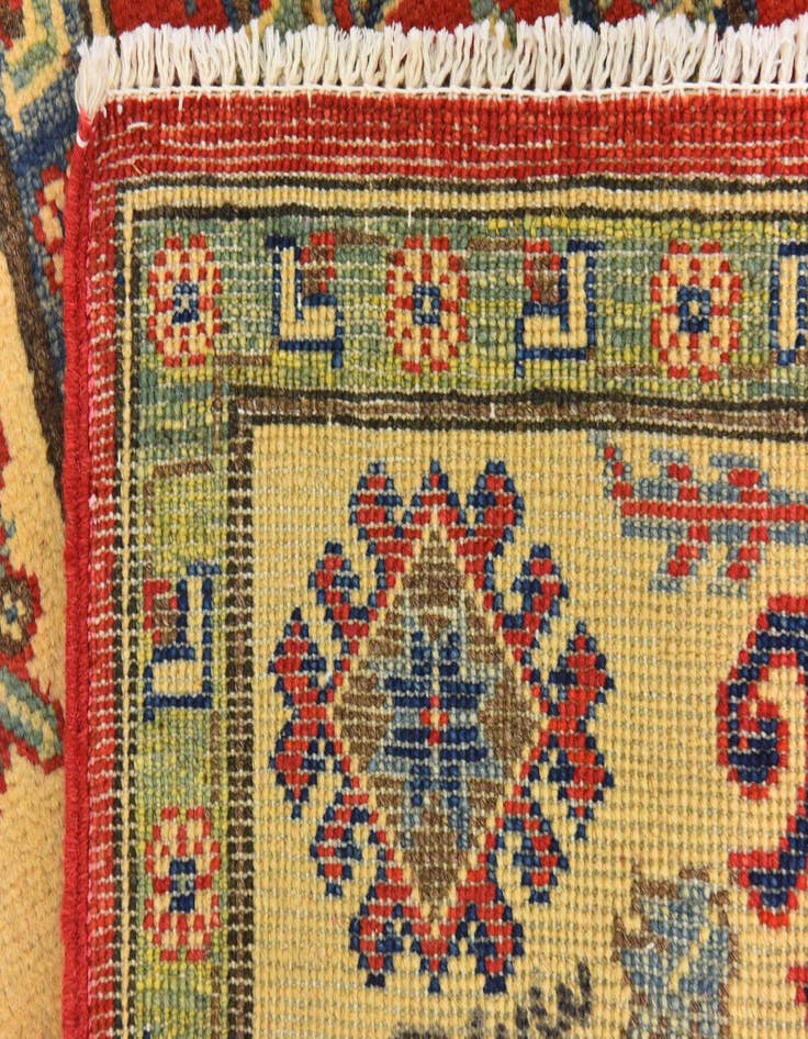 Detail image of  5' 2 x 7' 2  Hand Knotted Kazak Rug