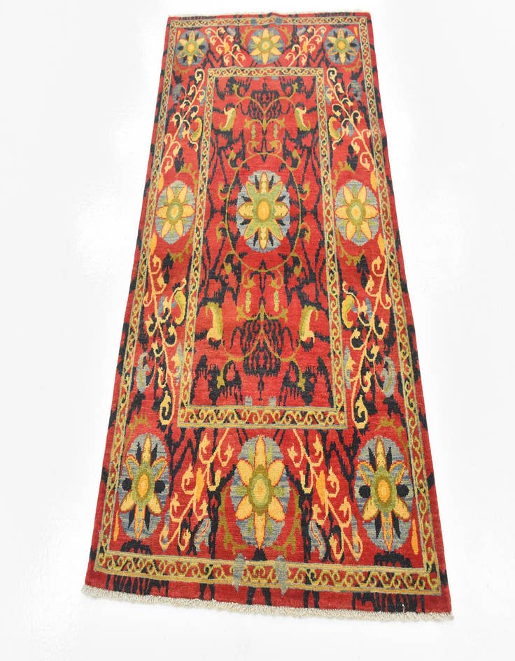 Detail image of  4' x 6'  Hand Knotted Kazak Rug