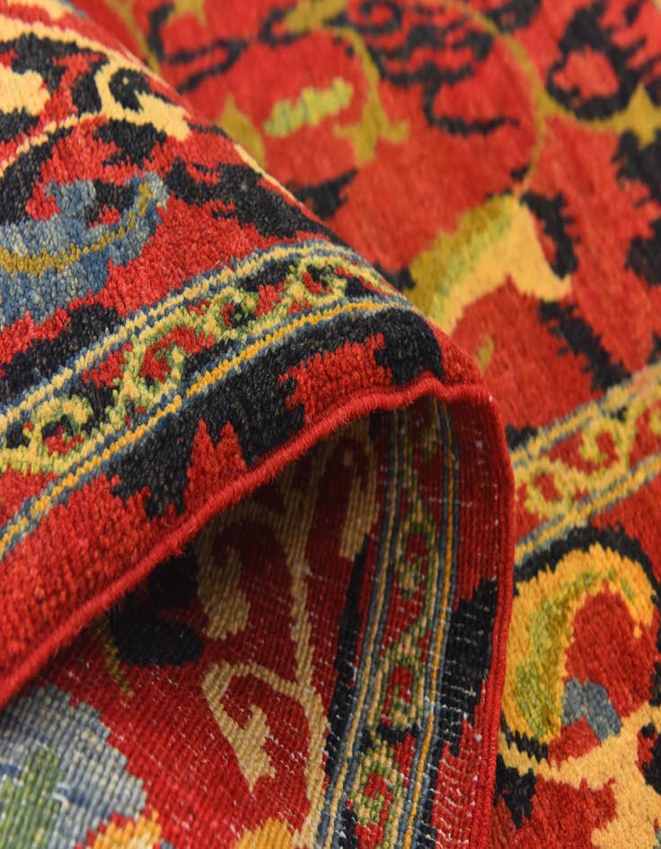 Detail image of  4' x 6'  Hand Knotted Kazak Rug