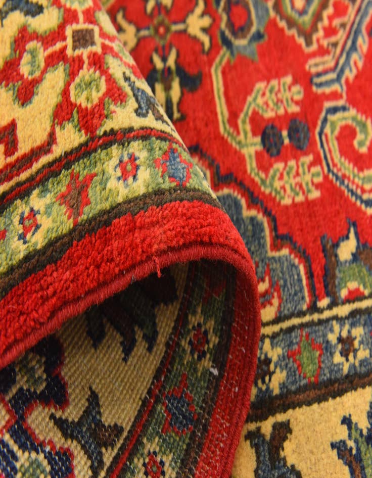 Detail image of  5' x 6' 9  Hand Knotted Kazak Rug