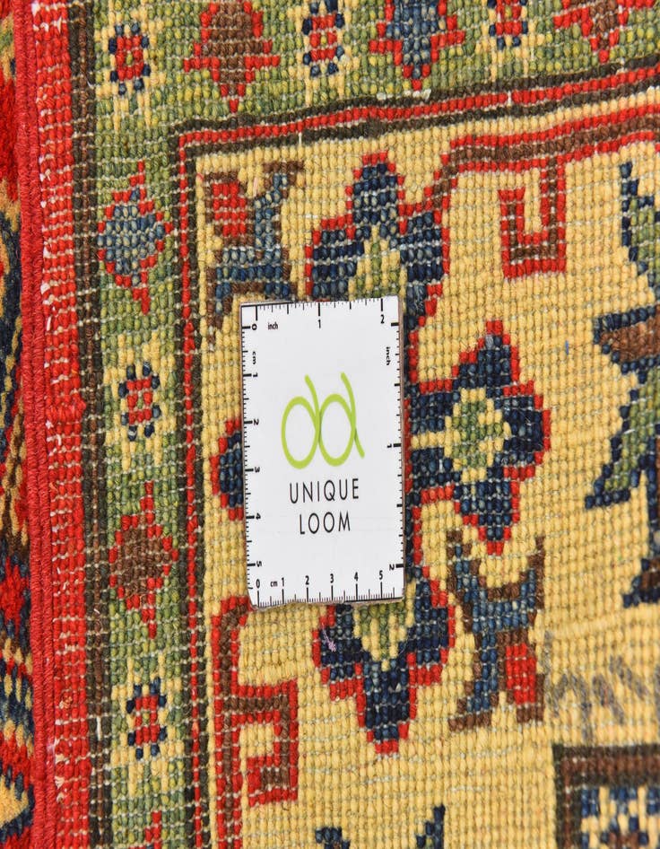 Detail image of  5' x 6' 9  Hand Knotted Kazak Rug