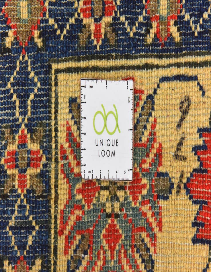 Detail image of  5' x 6' 4  Hand Knotted Kazak Rug