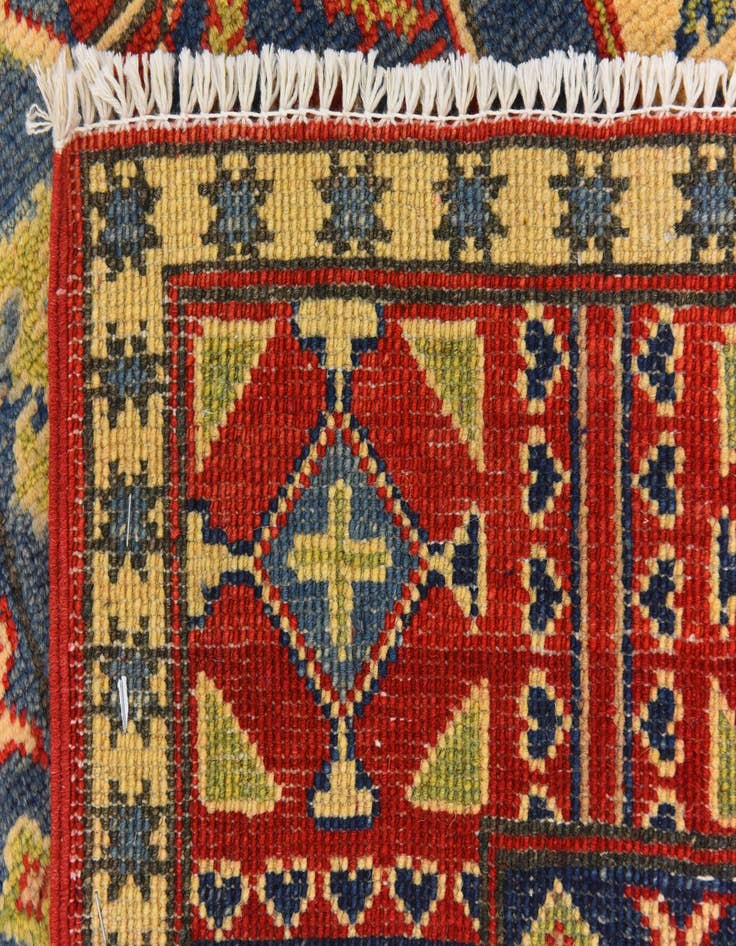 Detail image of  5' 3 x 6' 10  Hand Knotted Kazak Rug