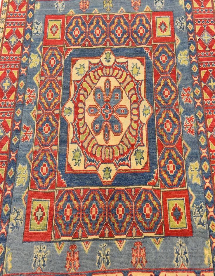 Detail image of  5' 3 x 6' 10  Hand Knotted Kazak Rug