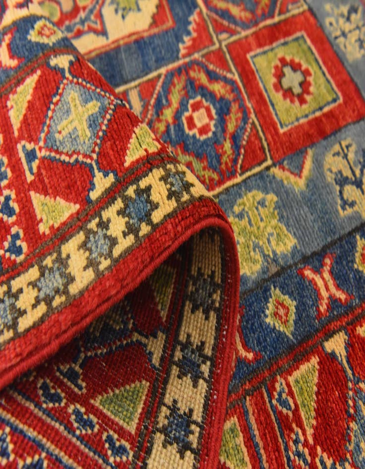 Detail image of  5' 3 x 6' 10  Hand Knotted Kazak Rug