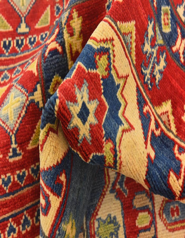 Detail image of  5' 3 x 6' 10  Hand Knotted Kazak Rug