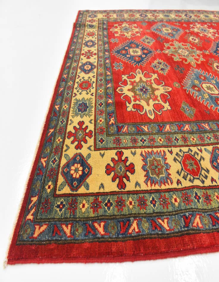 Detail image of  6' 6 x 9' 9  Hand Knotted Kazak Rug