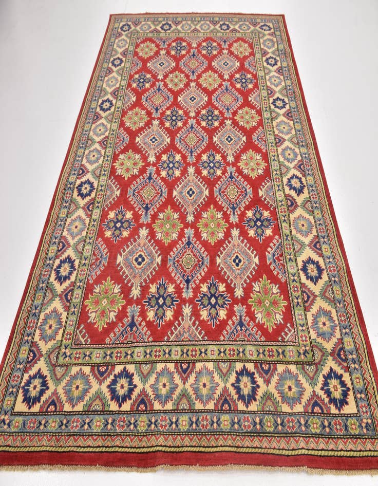 Detail image of  6' 6 x 9' 6  Hand Knotted Kazak Rug