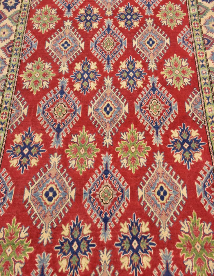 Detail image of  6' 6 x 9' 6  Hand Knotted Kazak Rug