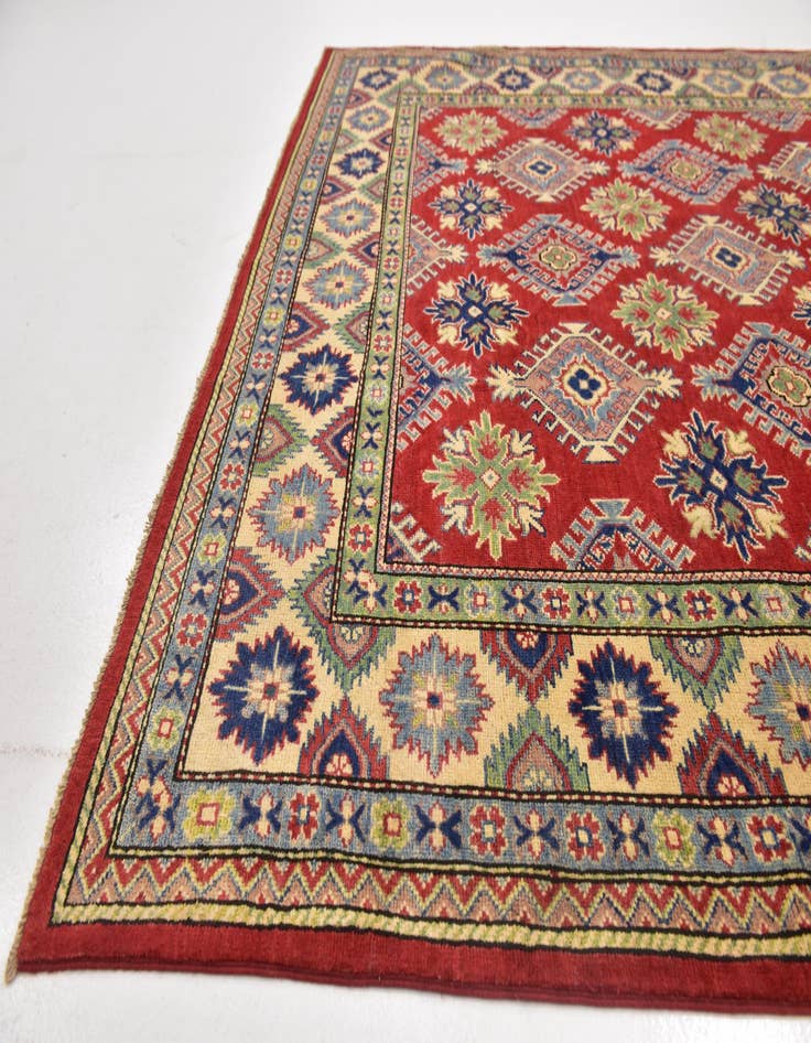 Detail image of  6' 6 x 9' 6  Hand Knotted Kazak Rug