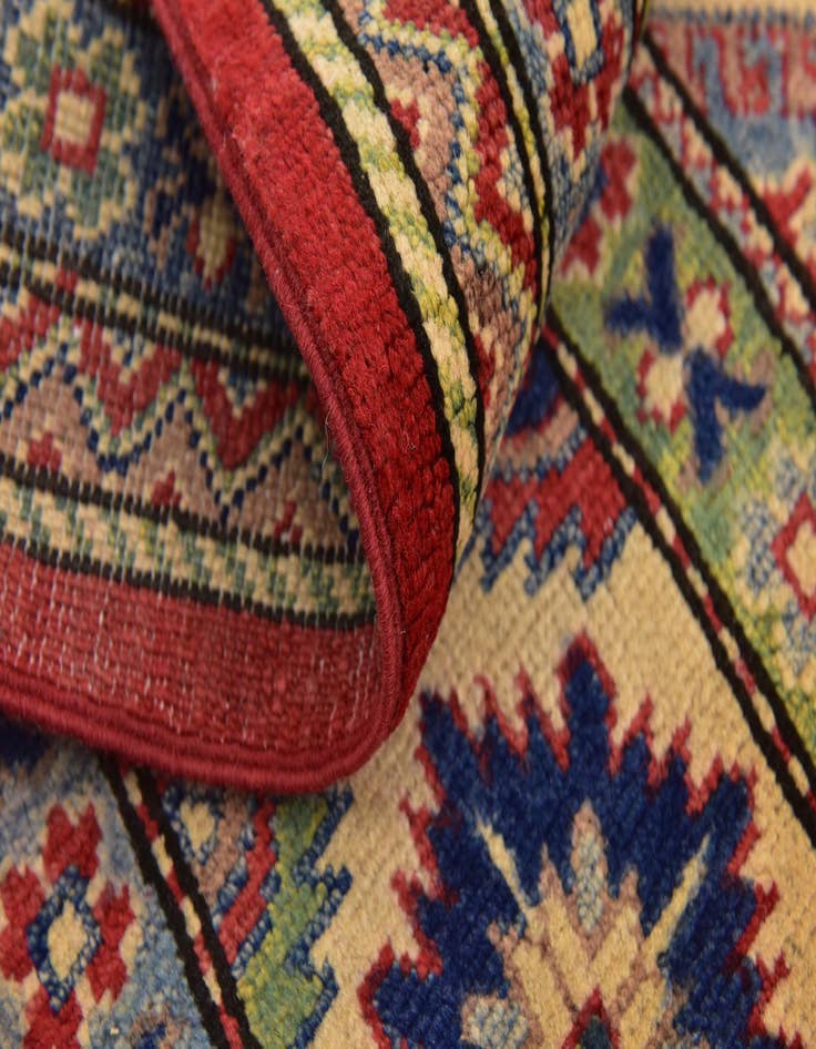 Detail image of  6' 6 x 9' 6  Hand Knotted Kazak Rug