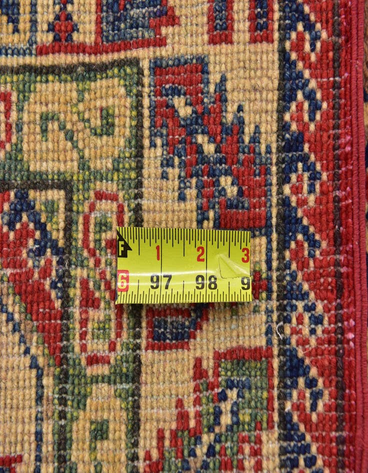 Detail image of  3' 2 x 5'  Hand Knotted Kazak Rug