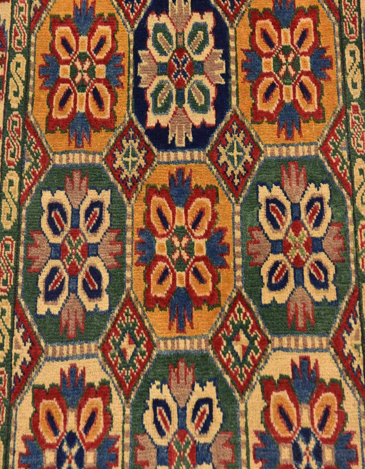 Detail image of  3' 2 x 5'  Hand Knotted Kazak Rug
