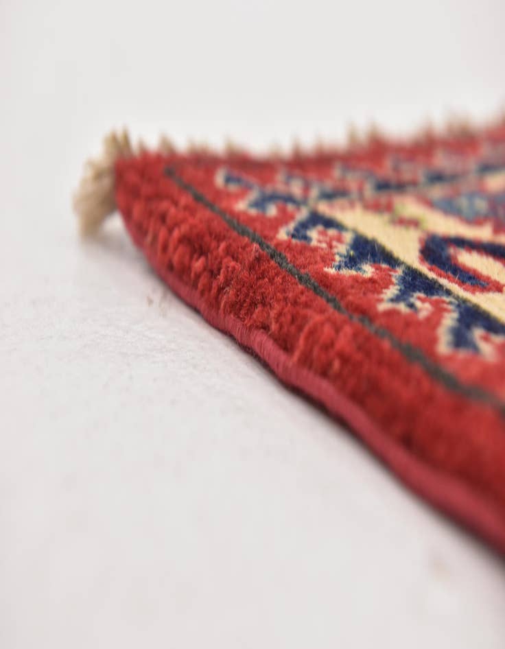 Detail image of  3' 2 x 5'  Hand Knotted Kazak Rug