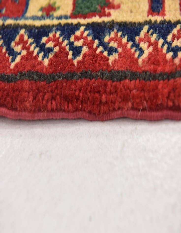 Detail image of  3' 2 x 5'  Hand Knotted Kazak Rug