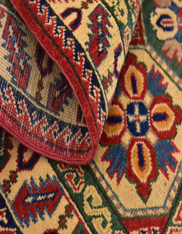 Detail image of  3' 2 x 5'  Hand Knotted Kazak Rug