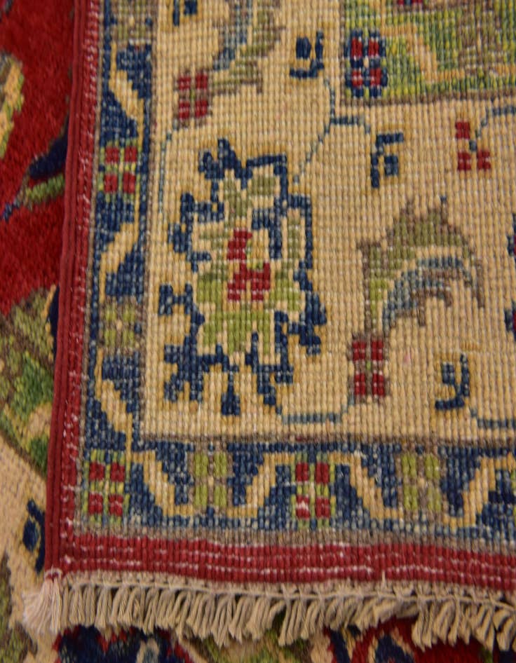 Detail image of  3' 3 x 5'  Hand Knotted Kazak Rug