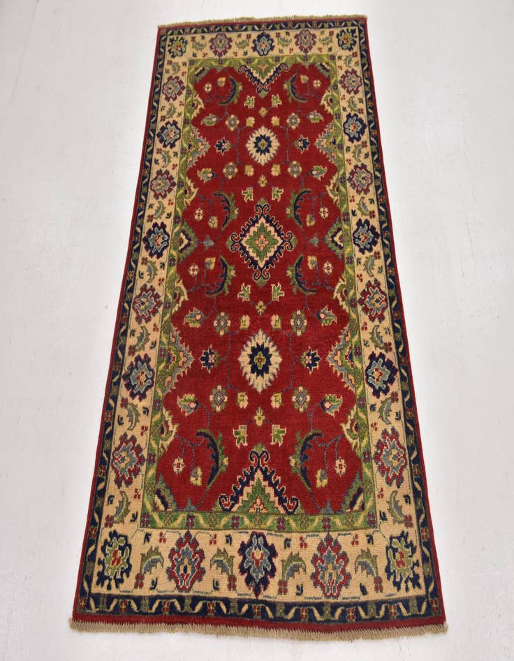 Detail image of  3' 3 x 5'  Hand Knotted Kazak Rug