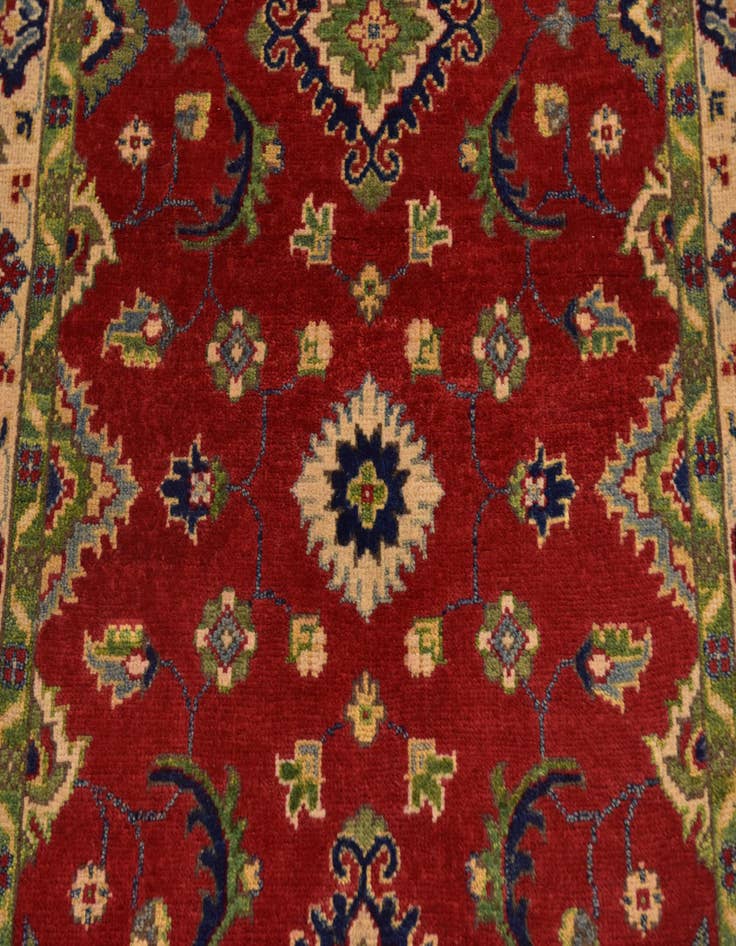 Detail image of  3' 3 x 5'  Hand Knotted Kazak Rug