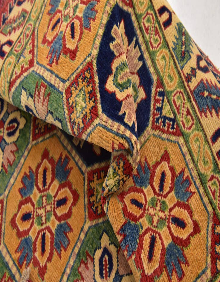 Detail image of  3' 2 x 5' 6  Hand Knotted Kazak Rug