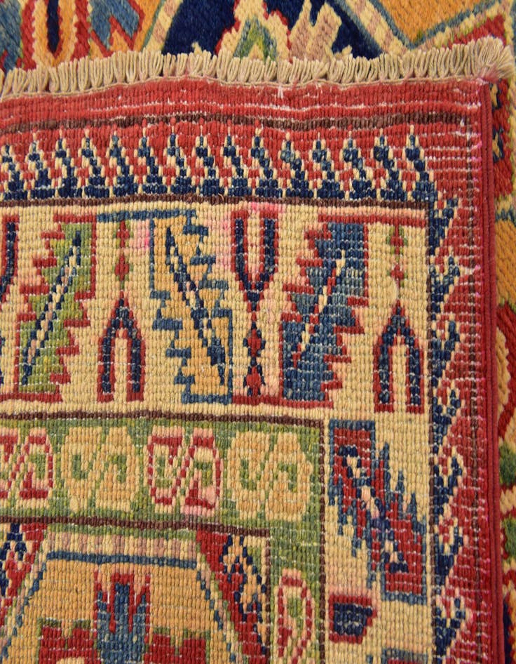 Detail image of  3' 2 x 5' 6  Hand Knotted Kazak Rug