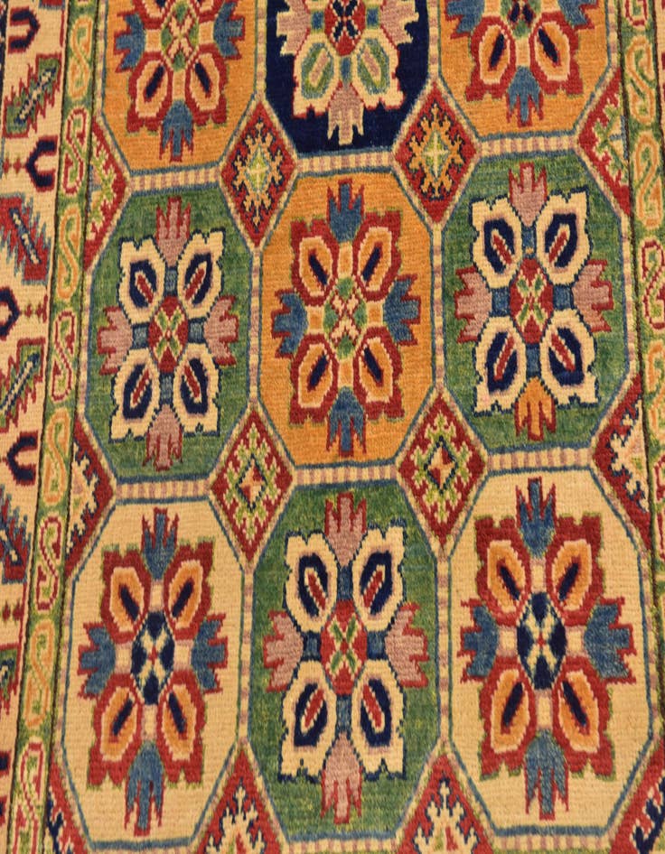 Detail image of  3' 2 x 5' 6  Hand Knotted Kazak Rug