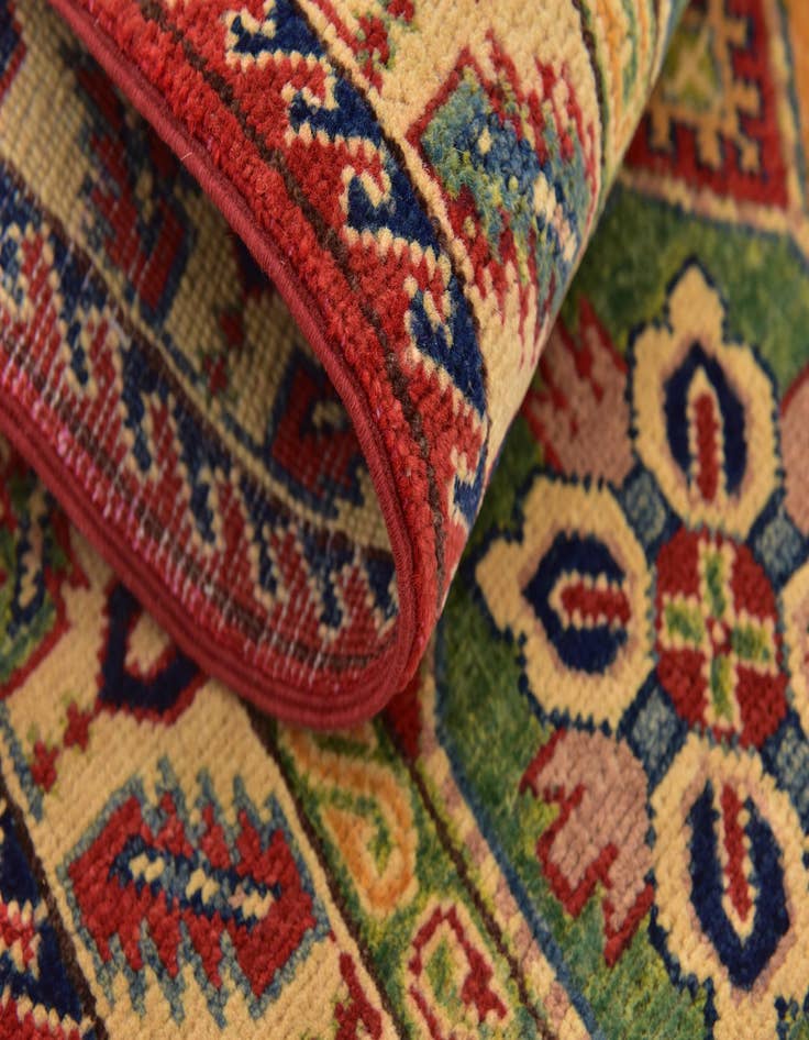 Detail image of  3' 2 x 5' 6  Hand Knotted Kazak Rug