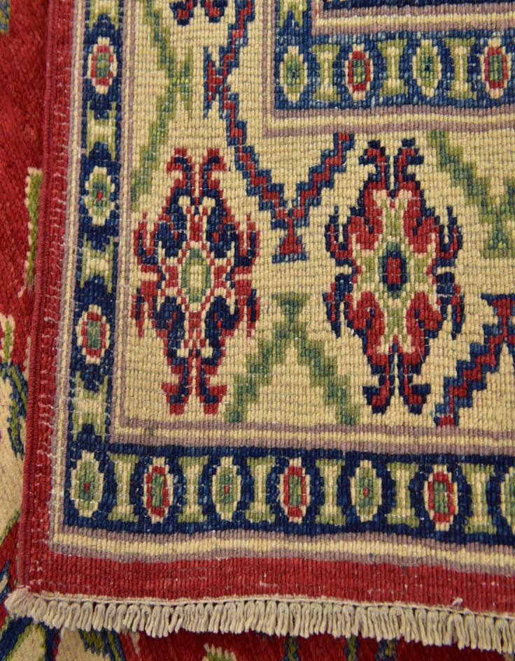 Detail image of  4' x 6'  Hand Knotted Kazak Rug
