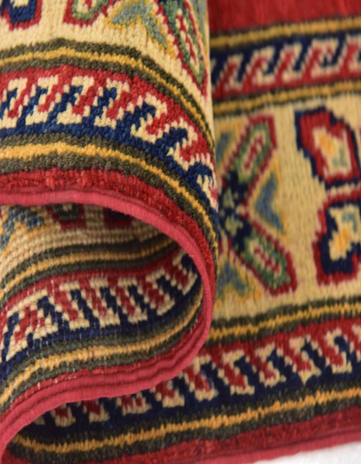 Detail image of  2' 8 x 4' 2  Hand Knotted Kazak Rug