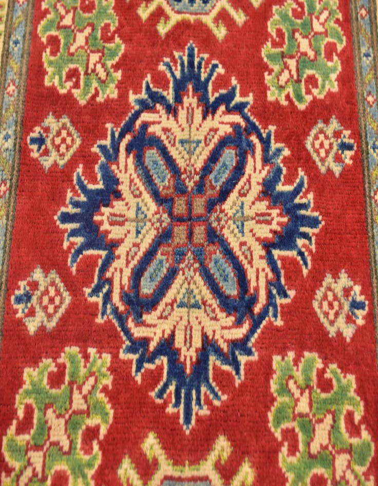 Detail image of  2' 8 x 4' 2  Hand Knotted Kazak Rug